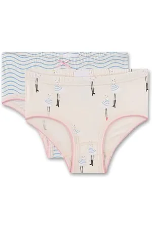 Sanetta Mädchen-Slips (Doppelpack) Rosa | Hochwertige und nachhaltige Unterhose für Mädchen aus Bio-Baumwolle. Inhalt: 2er Set Unterwäsche für Mädchen 104