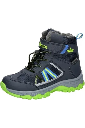 LICO Lieto VS Winterstiefel, Marine/Blau/Lemon, 31 EU