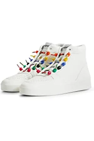 Desigual Damen Shoes_Fancy HIGH_Laces 1000 White Sneaker, 40 EU