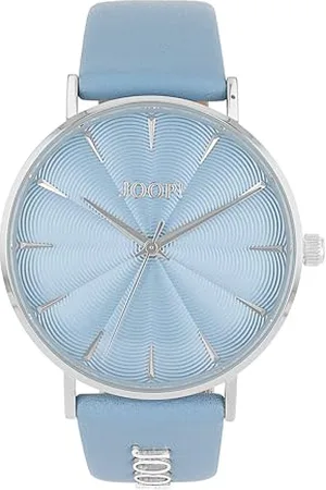 JOOP! Armbanduhr Damen Quarzuhr Analog, mit Leder Armband, , 5 bar Wasserdicht, Kommt in Uhren Geschenk Box, 2035663