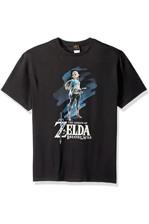 Nintendo Herren Breath of The Wild Zelda Paint T-Shirt, , Klein