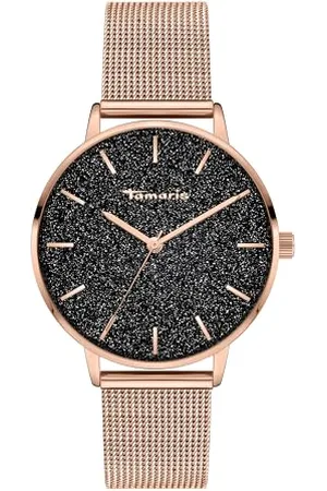 Tamaris Damen Analog Quarz Uhr mit Edelstahl Armband TT-0193-MQ