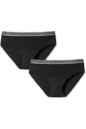 Schiesser Damen 2 Pack Menstruationswäsche/Periodenslip auslaufsicher - Secret Care
