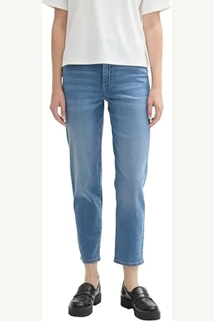 TOM TAILOR Damen Mom Fit Jeans, , 26/28