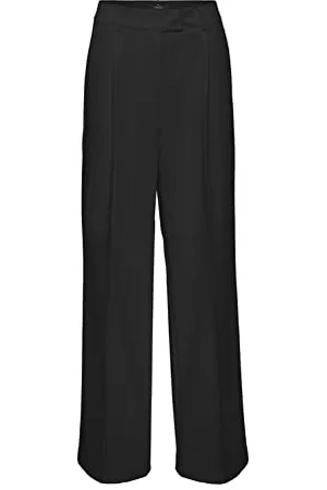 VERO MODA Damen Vmzelda Hr Wide Pant Hose, , 38W / 32L EU