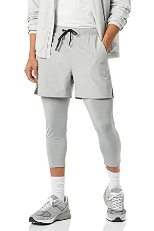 Amazon Herren Gewebte Doppellagige Laufshorts aus Feuchtigkeitsableitendem Material, , M