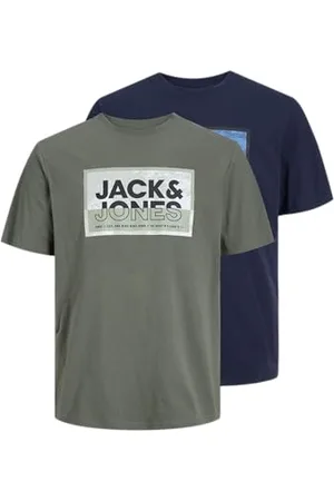 JACK&JONES JUNIOR Jcologan Tee Ss Crew Ss24 2Pk Mp Mni