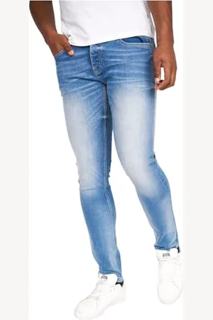 Crosshatch Herren Barbeck Slim Jeans, , 32W / 34L