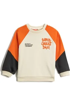 Koton Babyboy Color Block Sweatshirt Crew Neck