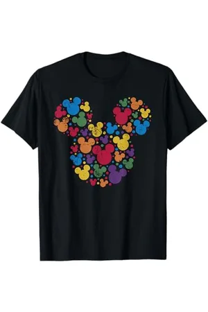 Disney Mickey Mouse Icon Retro Rainbow T-Shirt