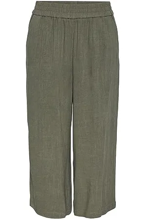 Pieces® PCVINSTY HW Linen Culotte NOOS