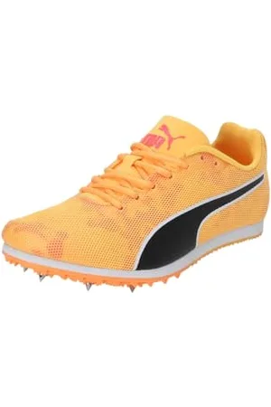 PUMA Evospeed Star 8 Junior Turnschuhe, Sun Stream-Sunset Glow Black, 38.5 EU