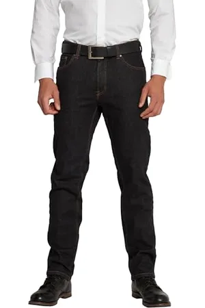 JP 1880 Herren große Größen Jeans, Regular Fit, 5-Pocket, elastischer Komfortbund Black 54 703353 11-54