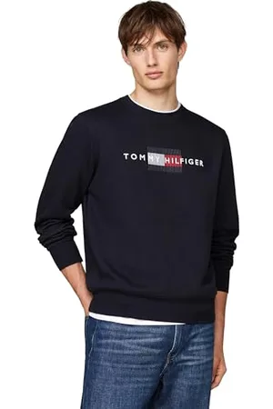 Tommy Hilfiger Hilfiger Flag Embro Sweatshirt Pullover Sweatshirt Herren, , M