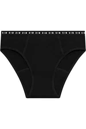 Dim My Protect Menstruationsslip Aus Bio-Baumwolle Mittelstark x1, Black, 12 Years