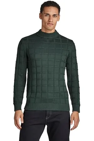 G-Star RAW Herren Heavy Table Mock Knitted Pullover, , XL