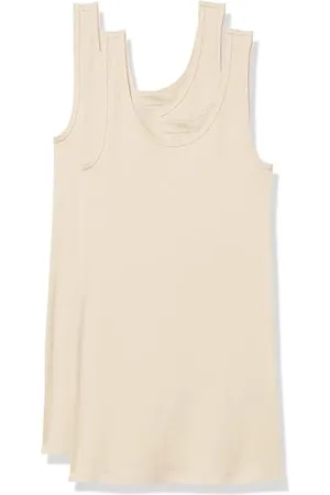 Amazon Damen Tanktop schlanke Passform, 2er-Pack, , XS