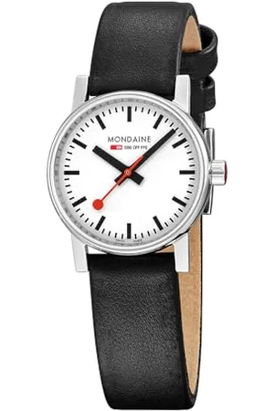 Mondaine Damen Analog Quarz Uhr mit Leder Armband MSE.30110.LBV