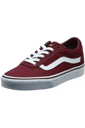 Vans Ward Canvas, Damen Low-Top-Trainer, Rot ((Canvas) Burgundy Olq), 34.5 EU
