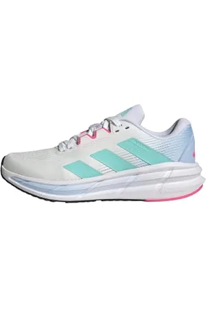 adidas Damen Questar 3 Running Shoes Laufschuhe, FTWR White/Flash Aqua/Lucid pink