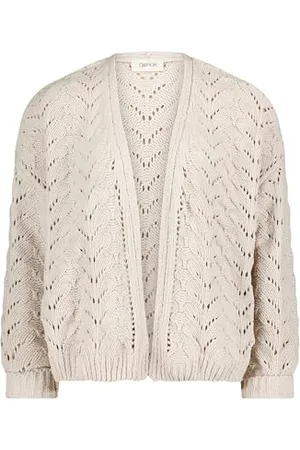 Cartoon Damen Strick-Cardigan mit Rippbündchen Wind Chime,36