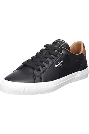 Pepe Jeans Herren Kenton Court M Sneaker, Black (Black), 46 EU