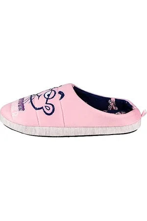 THE PINK PANTHER Hausschuhe - und Schwarz - Größe 40-41 - Pantoffeln aus Polyester und TPR - Design mit dem Rosaroten Panther - Original Produkt in Spanien Designed