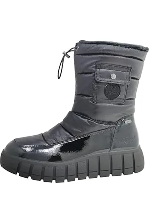 TOM TAILOR Damen 8490710008 Schneestiefel, Black, 39 EU