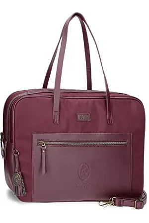 El Potro Joumma bags,s.l. EL Potra Wolle, lässig, schwarz, 22 x 25 x 10 cm, Polyester und PU, Lässiger Rucksack