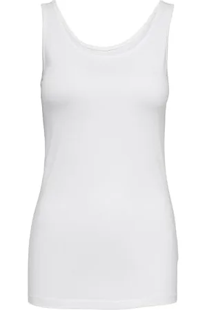 JDY Damen Tank Top 2-er Stück Pack Lang Ärmelloses Rundhals Shirt Sleeveless Basic Set AVA