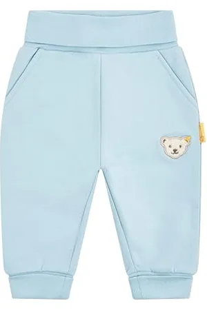 Steiff Jogginghose EU Größe 62 , French Terry Baby Leggings, Sweatpants aus Baumwolle, Jogging Hose für Babys, Bequeme weiche Freizeithose, ideal als Spiel & Schlafhose, waschmaschinenfest