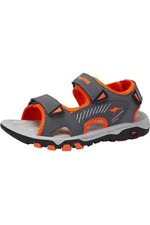 KangaROOS K-Celtic Barbo Sandale, Steel Grey/Flame, 28 EU
