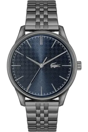 Lacoste Analog Quarzuhr für Herren Kollektion Vienna mit Graues Edelstahlarmband - 2011191