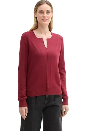 TOM TAILOR Damen Strickpullover mit Wollanteil, , XXXL