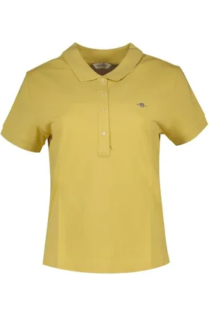 GANT Damen Slim Sheild Cap Sleeve Pique Polo, , Small