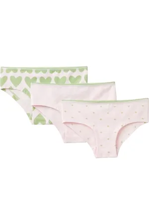Benetton Mädchen Set 3 Slip 3SP20S023 Funktionsunterwäsche, , 120