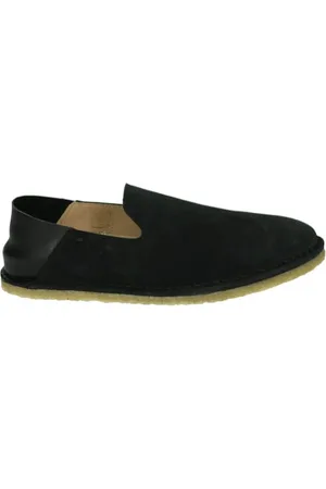 Cashott Damen CASDORA Suede Loafer, Black, 38 EU