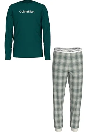 Calvin Klein Jeans Knit Pj Set (Ls+Cuffed Pant) Set Jungen, , 12-14 jahre