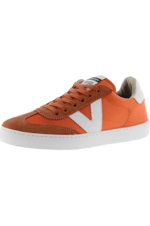victoria Low-Top Unisex Berlin Ciclista Nylon & Kontrast-Teile & Passende Spaltleder 1126193 für Erwachsene Naranja 38