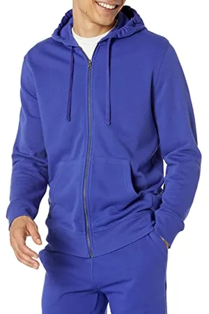 Amazon Herren Langärmliger French-Terry-Hoodie mit durchgehendem Reißverschluss (erhältlich in den Größen Big & Tall), , XL