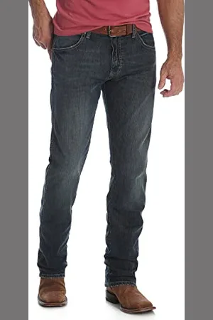 Wrangler Herren Retro Slim Fit Straight Leg Jeans, , 29W / 32L