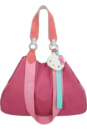 Fritzi aus Preußen Damen Hello Kitty Fritzi Izzy Medium Canvas Pink Cat Shopper