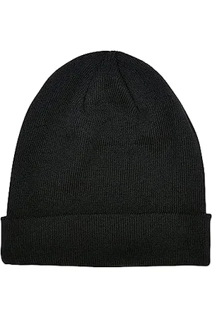 Urban classics Unisex TB5650-Recycled Basic Beanie Hat, Black, one Size