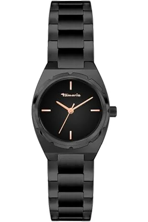Tamaris Damen Analog Quarz Uhr mit Edelstahl Armband TT-0169-MQ