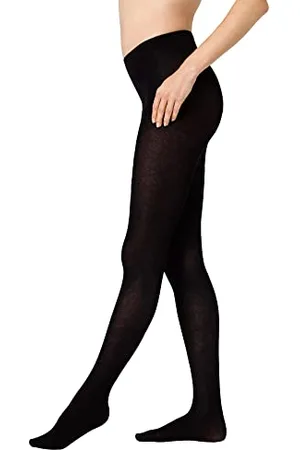 Camano Damen Online Women Comfort Thermo Light Tights 2p, Black, 44-46