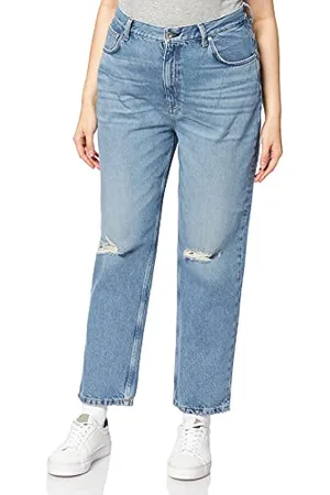 GANT Damen D1. Straight HW Cropped Jeans Freizeithose, , 33