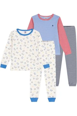 Petit Bateau Jungen A0D6V umstandspyjama Damen, , 8 Jahre (2er Pack)