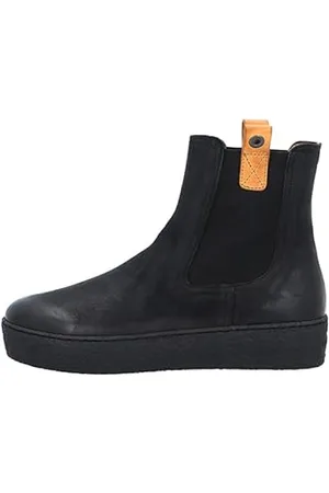 Cashott Damen CASCAMILLA Boot Chelsea-Stiefel, Black, 38 EU
