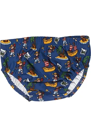 Playshoes Baby Jungen Uv-schutz Windelhose Pirateninsel Schwimmwindel, , 62-68 EU