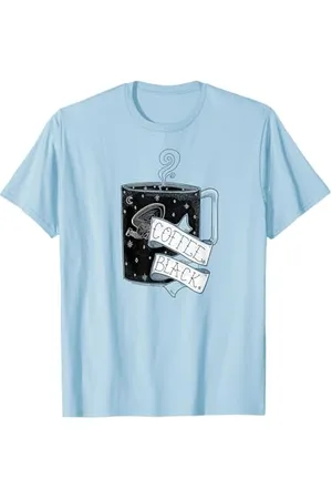 Star Trek Voyager Coffee Black Doodle Premium T-Shirt T-Shirt